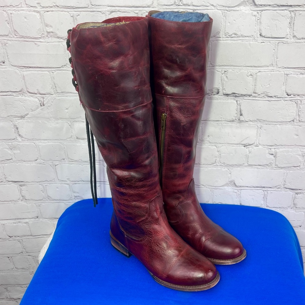 |Freebird By Steven| Cyn In Wine Color Knee High … - image 4